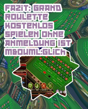 Roulette ohne anmeldung